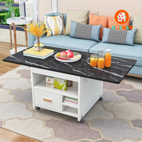 Bàn ăn thông minh xếp gọn có bánh xe Nolulu - BAX04