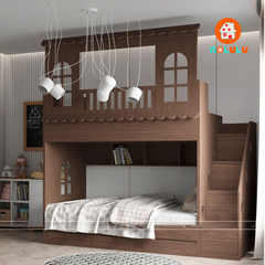 Giường tầng trẻ em hình ngôi nhà Nolulu - GT008