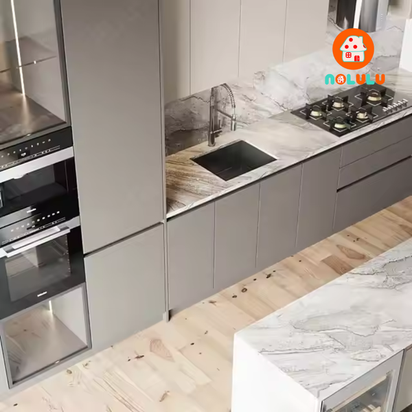 Mẫu tủ bếp cao và hiện đại Nolulu - PB001
