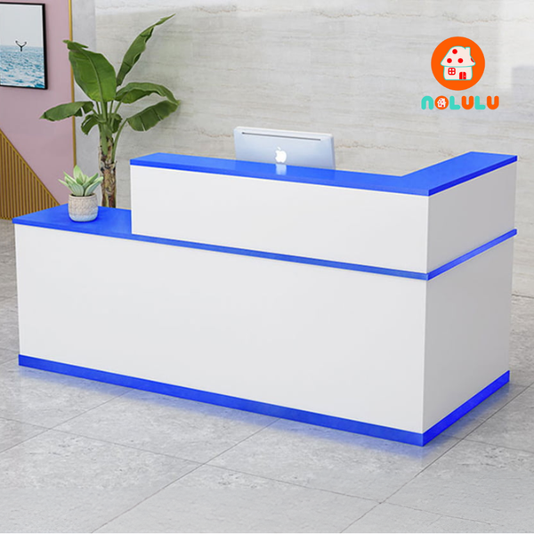 Quầy lễ tân hiện đại cho văn phòng Nolulu - QLT01
