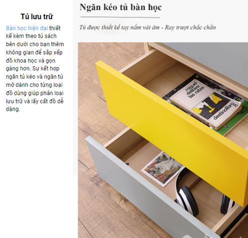 Bàn Học và Làm Việc Thông Minh Dalot