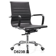 ghế lưng thấp bọc da