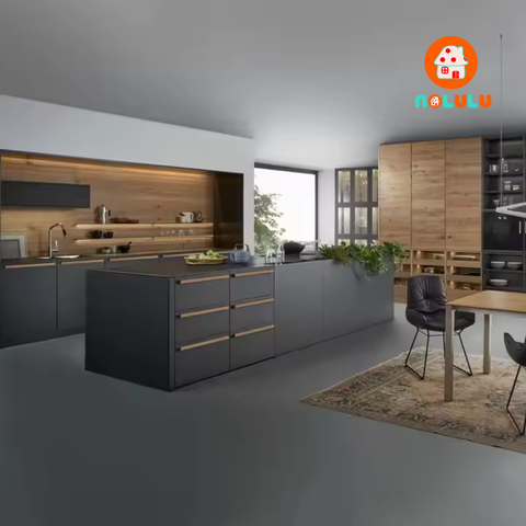Mẫu tủ bếp cao và hiện đại Nolulu - PB010