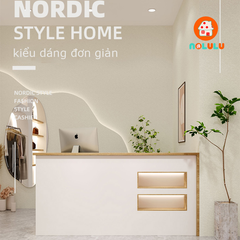 Quầy lễ tân hiện đại cho văn phòng Nolulu - QLT05