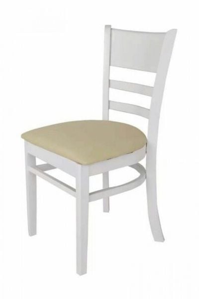 Ghế TN-001 Mặt Nệm (Trắng)