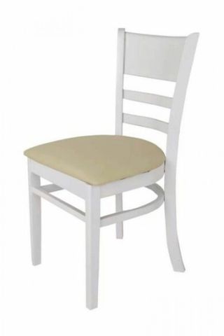 Ghế TN-001 Mặt Nệm (Trắng)