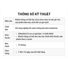 Bàn Học và Làm Việc Thông Minh Delett