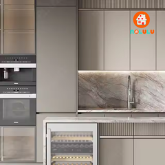 Mẫu tủ bếp cao và hiện đại Nolulu - PB001