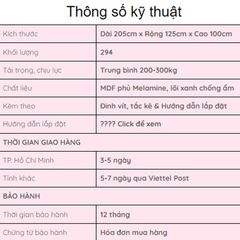 Giường ngủ phòng bé Sandra