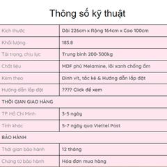 Giường ngủ phòng bé Sigrun