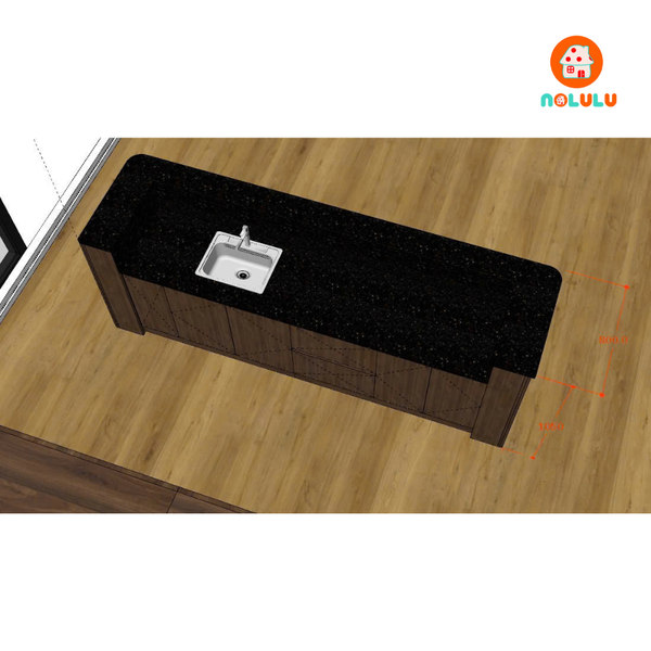 Thiết Kế Thi Công Nội Thất Phòng Bếp Cao Cấp Tại Vinhomes Grand Park Quận 9