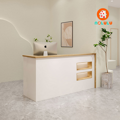 Quầy lễ tân hiện đại cho văn phòng Nolulu - QLT05