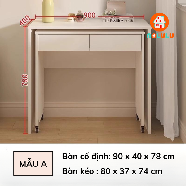 Bàn trang điểm gấp gọn hiện đại Nolulu - TD002