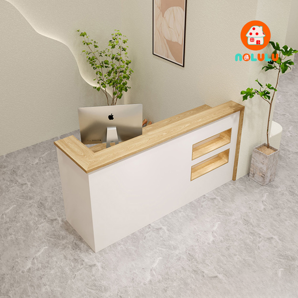 Quầy lễ tân hiện đại cho văn phòng Nolulu - QLT05