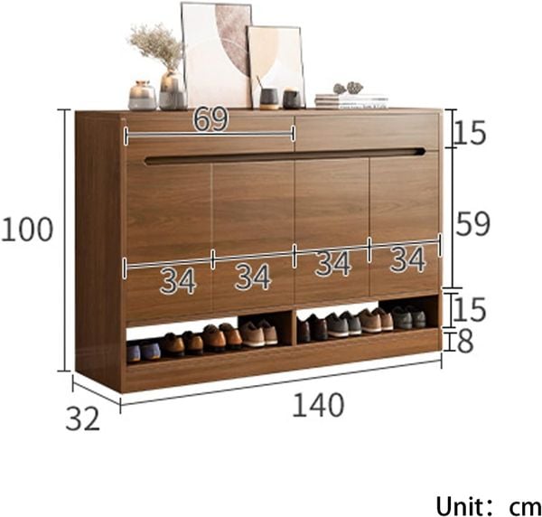 Tủ Giày Cao Cấp H-14