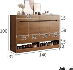 Tủ Giày Cao Cấp H-14