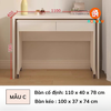 Bàn trang điểm gấp gọn hiện đại Nolulu - TD002