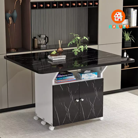 Bàn ăn thông minh xếp gọn có bánh xe Nolulu - BAX08