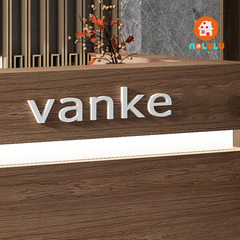 Quầy lễ tân hiện đại cho văn phòng Nolulu - QLT06