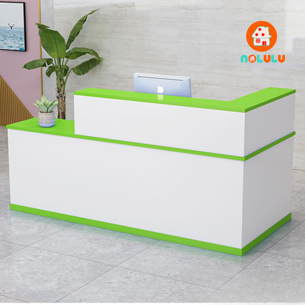 Quầy lễ tân hiện đại cho văn phòng Nolulu - QLT01