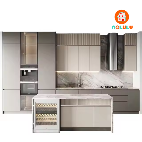 Mẫu tủ bếp cao và hiện đại Nolulu - PB001