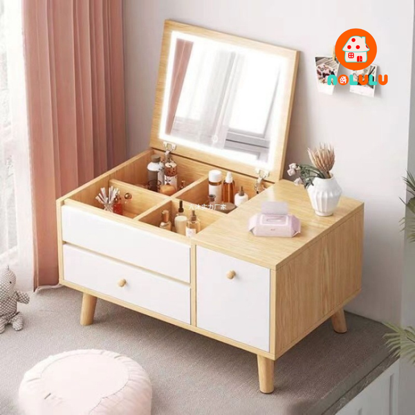 Bàn trang điểm ngồi bệt hiện đại Nolulu - TD003