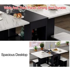 Bộ Bàn Ăn Xếp Gọn Thông Minh 4 Ghế BAX-29