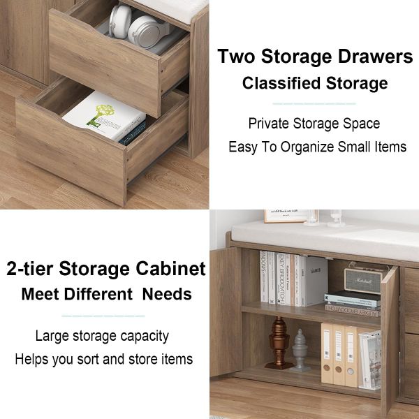 Băng Ghế Kiêm Tủ Giày Tiện Lợi TG-K58