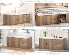 Băng Ghế Kiêm Tủ Giày Tiện Lợi TG-K58