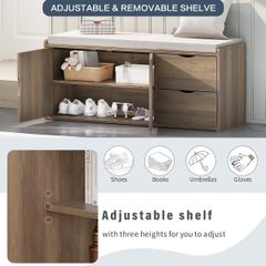 Băng Ghế Kiêm Tủ Giày Tiện Lợi TG-K58