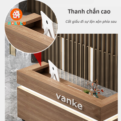 Quầy lễ tân hiện đại cho văn phòng Nolulu - QLT06