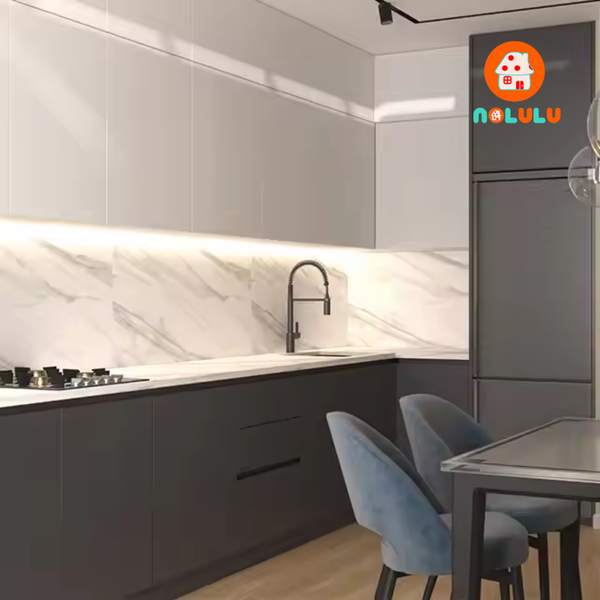 Mẫu tủ bếp cao và hiện đại Nolulu - PB013