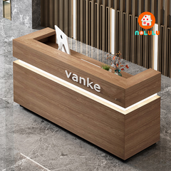 Quầy lễ tân hiện đại cho văn phòng Nolulu - QLT06