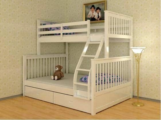 Giường Tầng K.Bed Gỗ Tự Nhiên (Có Hộc)