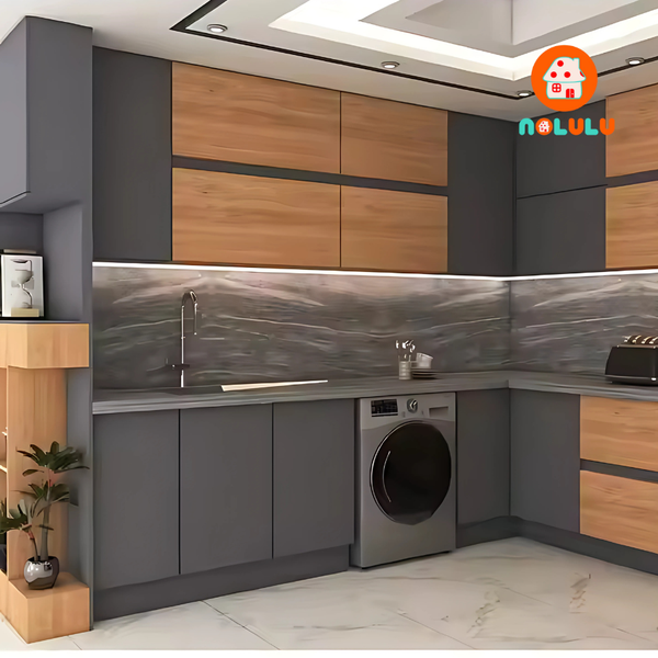 Mẫu tủ bếp cao và hiện đại Nolulu - PB014