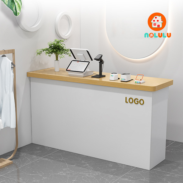 Quầy lễ tân hiện đại cho văn phòng Nolulu - QLT07