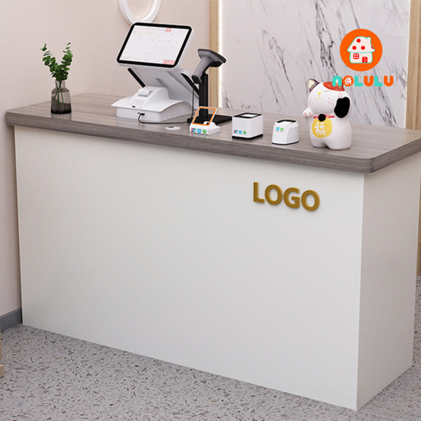 Quầy lễ tân hiện đại cho văn phòng Nolulu - QLT07