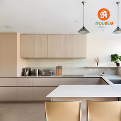Mẫu tủ bếp cao và hiện đại Nolulu - PB015