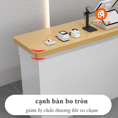 Quầy lễ tân hiện đại cho văn phòng Nolulu - QLT07