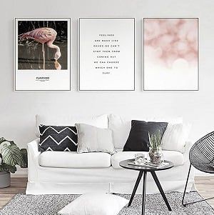 Tranh treo tường chim hồng hạc 01