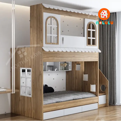 Giường tầng trẻ em hình ngôi nhà Nolulu - GT008