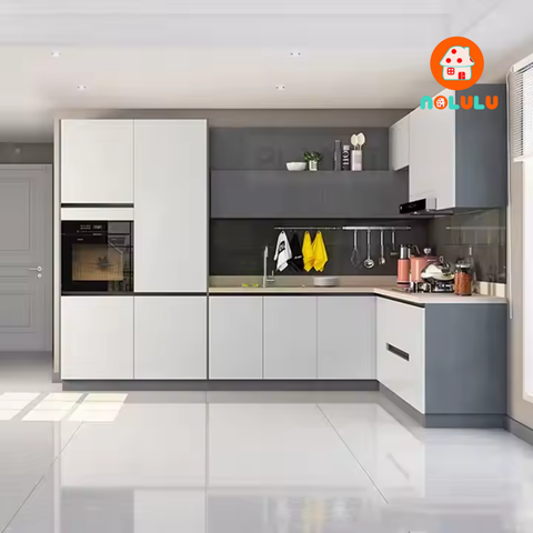 Mẫu tủ bếp cao và hiện đại Nolulu - PB002