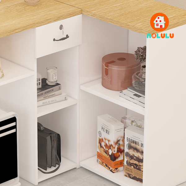 Quầy lễ tân hiện đại cho văn phòng Nolulu - QLT08