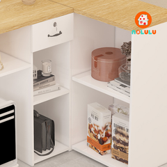 Quầy lễ tân hiện đại cho văn phòng Nolulu - QLT08