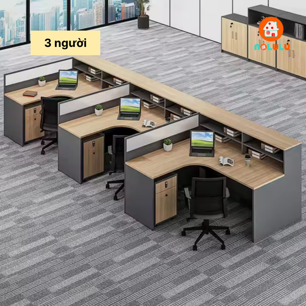 Bàn nhân viên hiện đại Nolulu - NV004