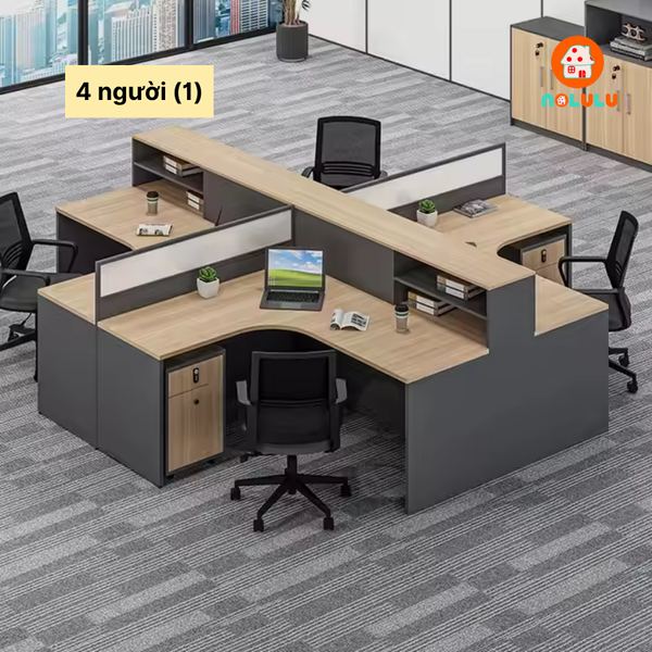 Bàn nhân viên hiện đại Nolulu - NV004
