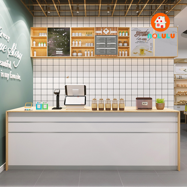 Quầy lễ tân hiện đại cho văn phòng Nolulu - QLT09