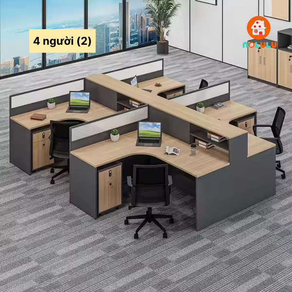 Bàn nhân viên hiện đại Nolulu - NV004