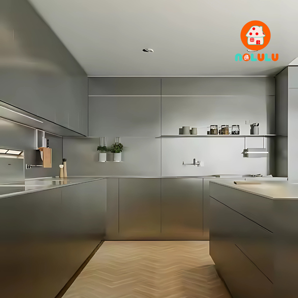 Mẫu tủ bếp cao và hiện đại Nolulu - PB017