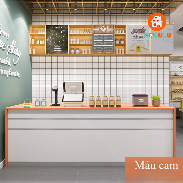 Quầy lễ tân hiện đại cho văn phòng Nolulu - QLT09